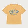 HTG Records Oval Logo Tee - Yellow