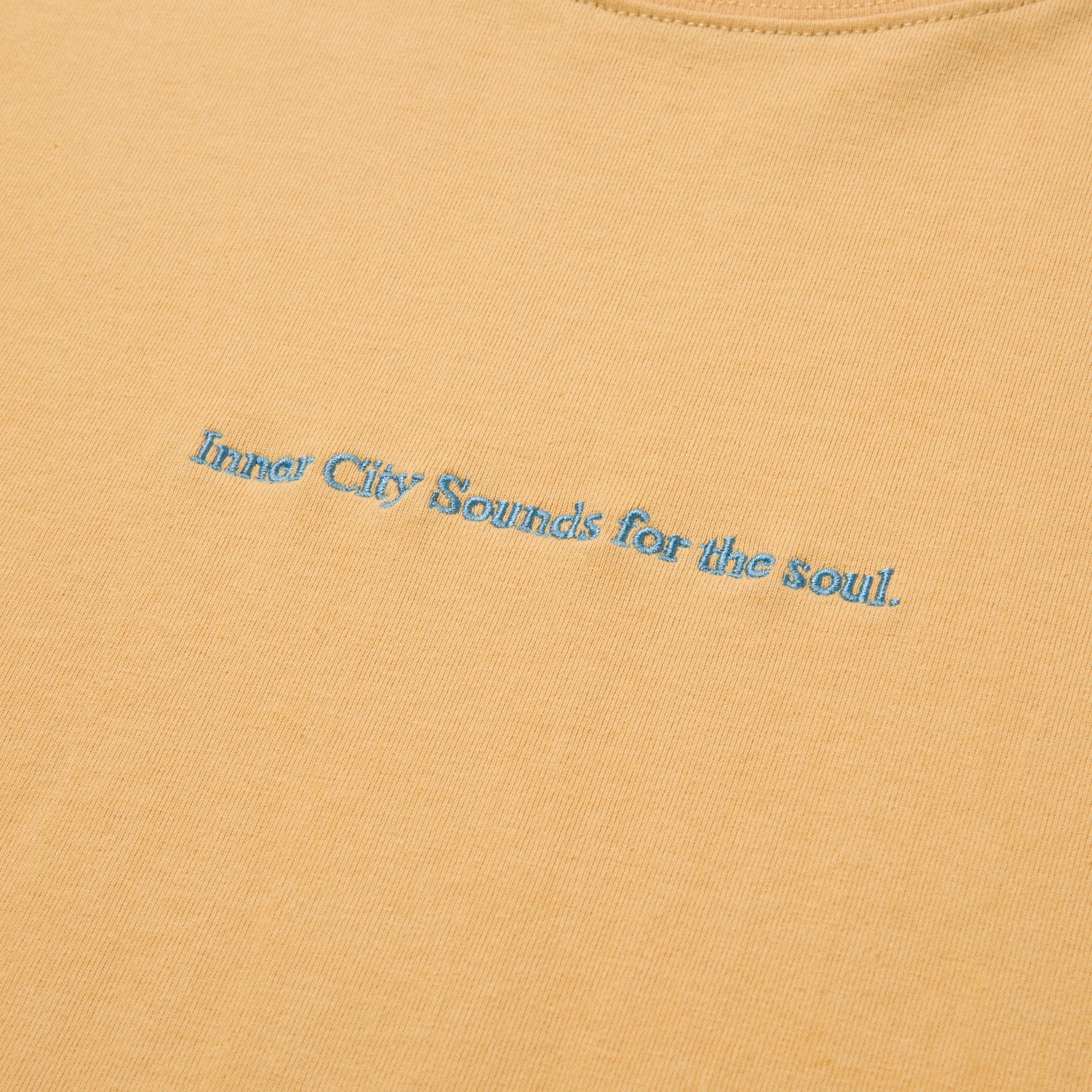 HTG Records Oval Logo Tee - Yellow