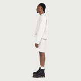 Beaded Shorts - White