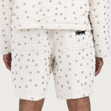 Beaded Shorts - White