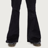 Brushed Bell Bottom - Black