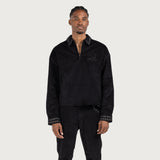 Brushed 1/4 Zip - Black