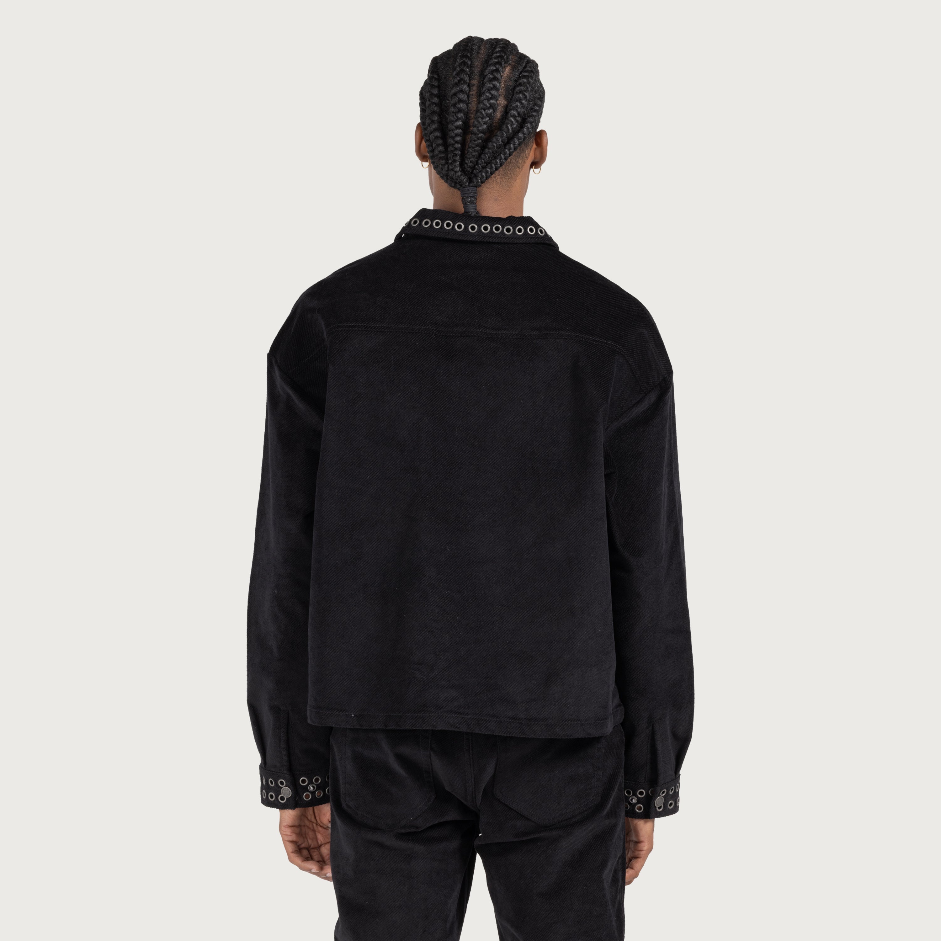 Brushed 1/4 Zip - Black