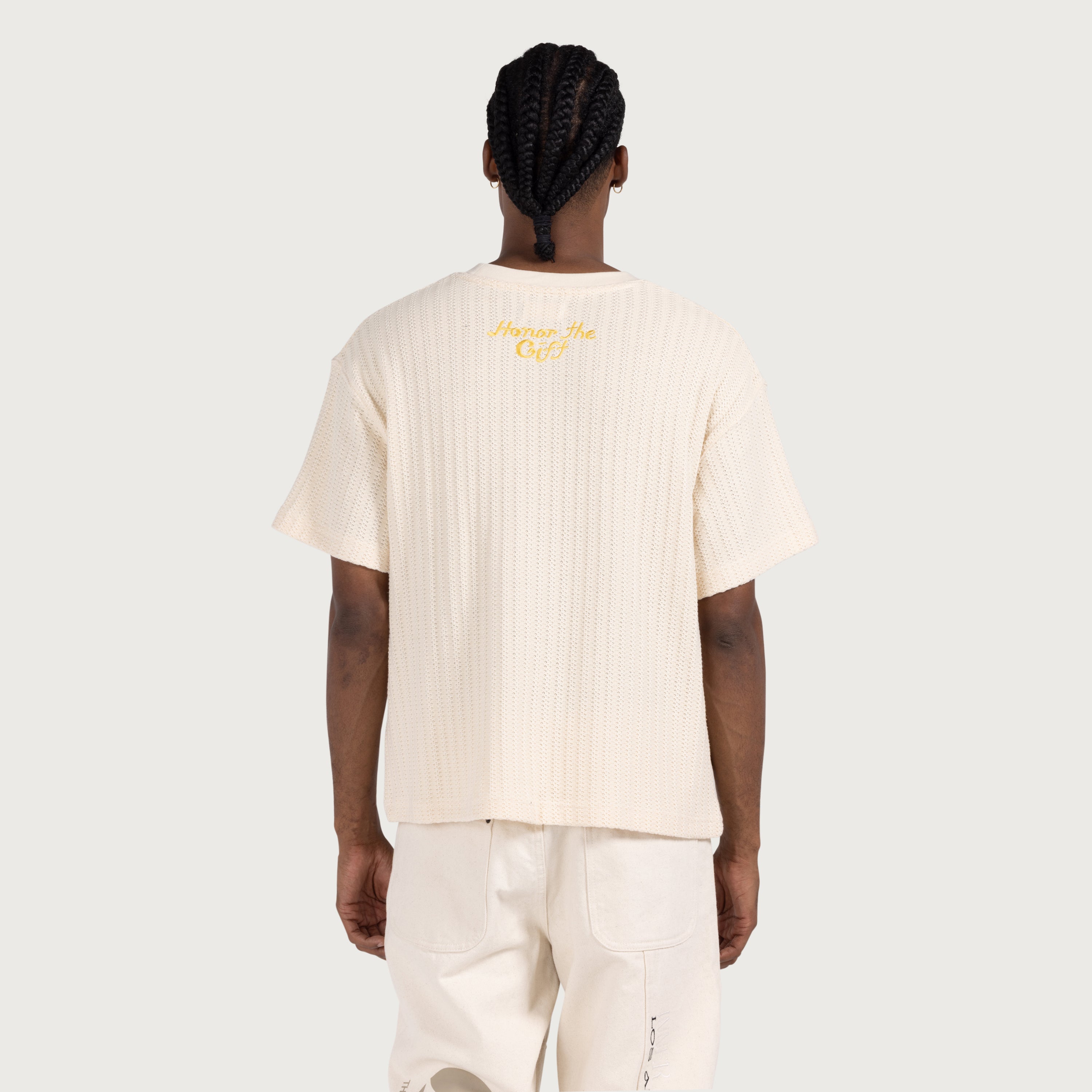 Knit Standard Tee - Bone