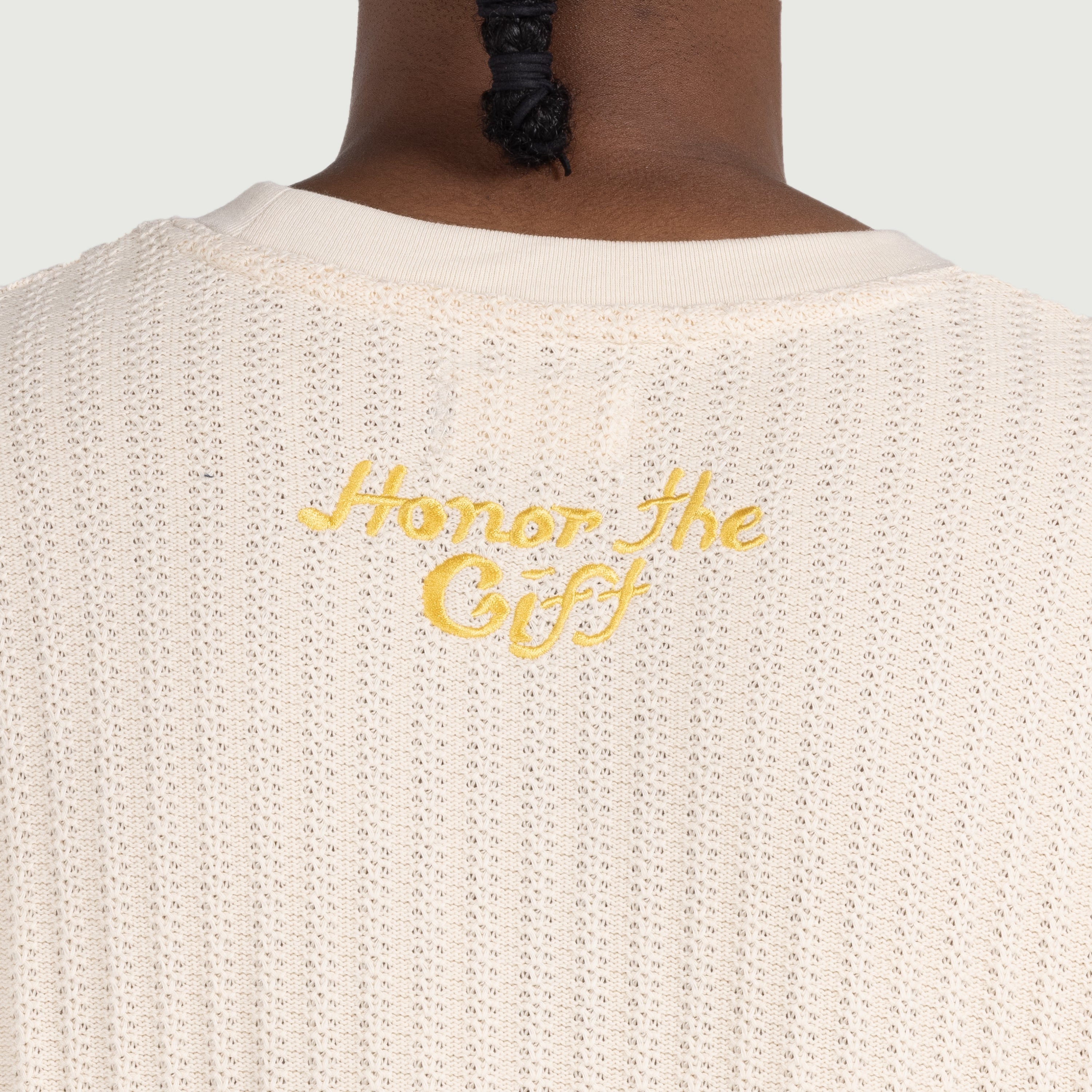 Knit Standard Tee - Bone