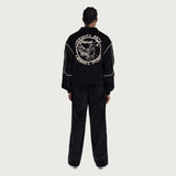 Piping Track Pant - Black