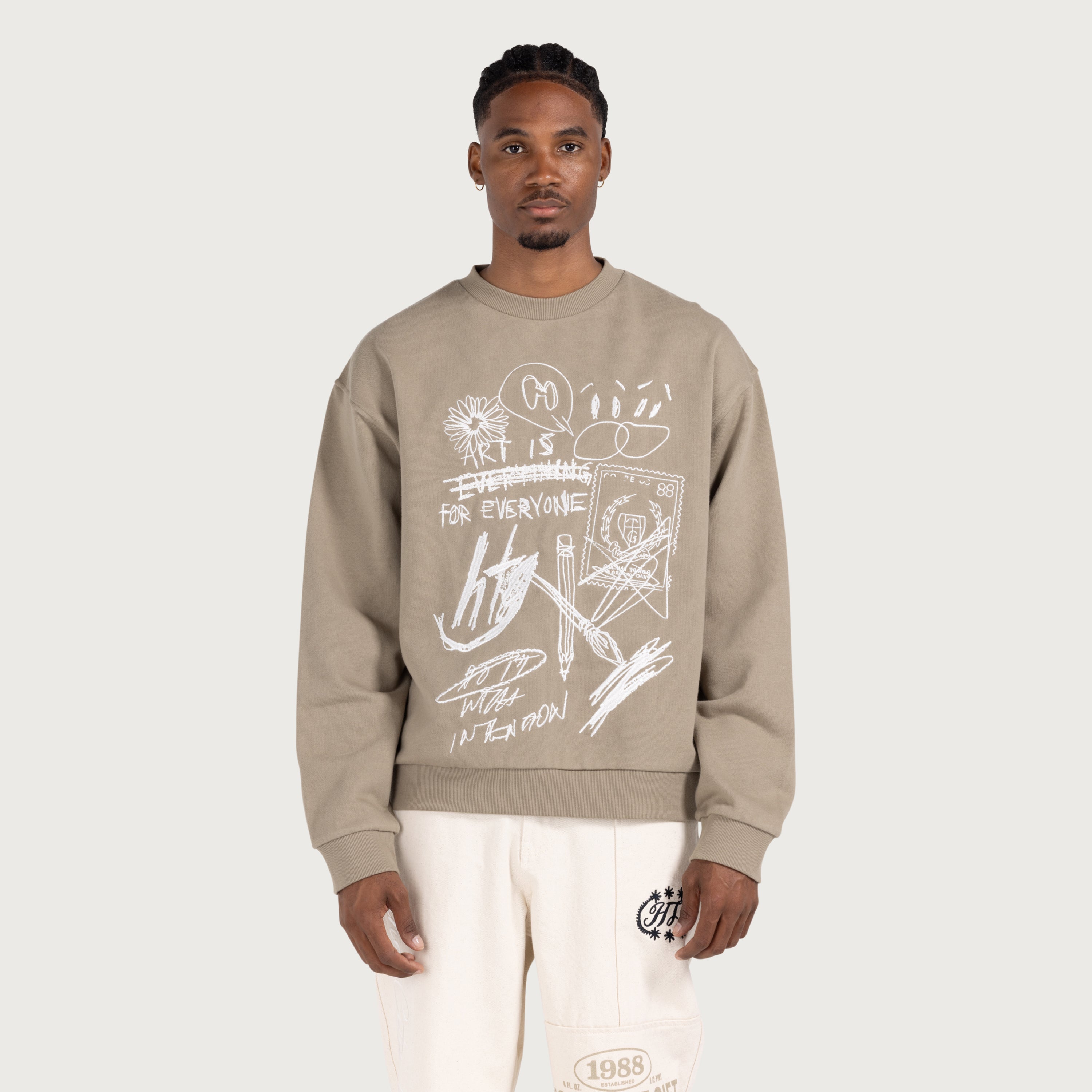 Quick Sketch Crew - Taupe