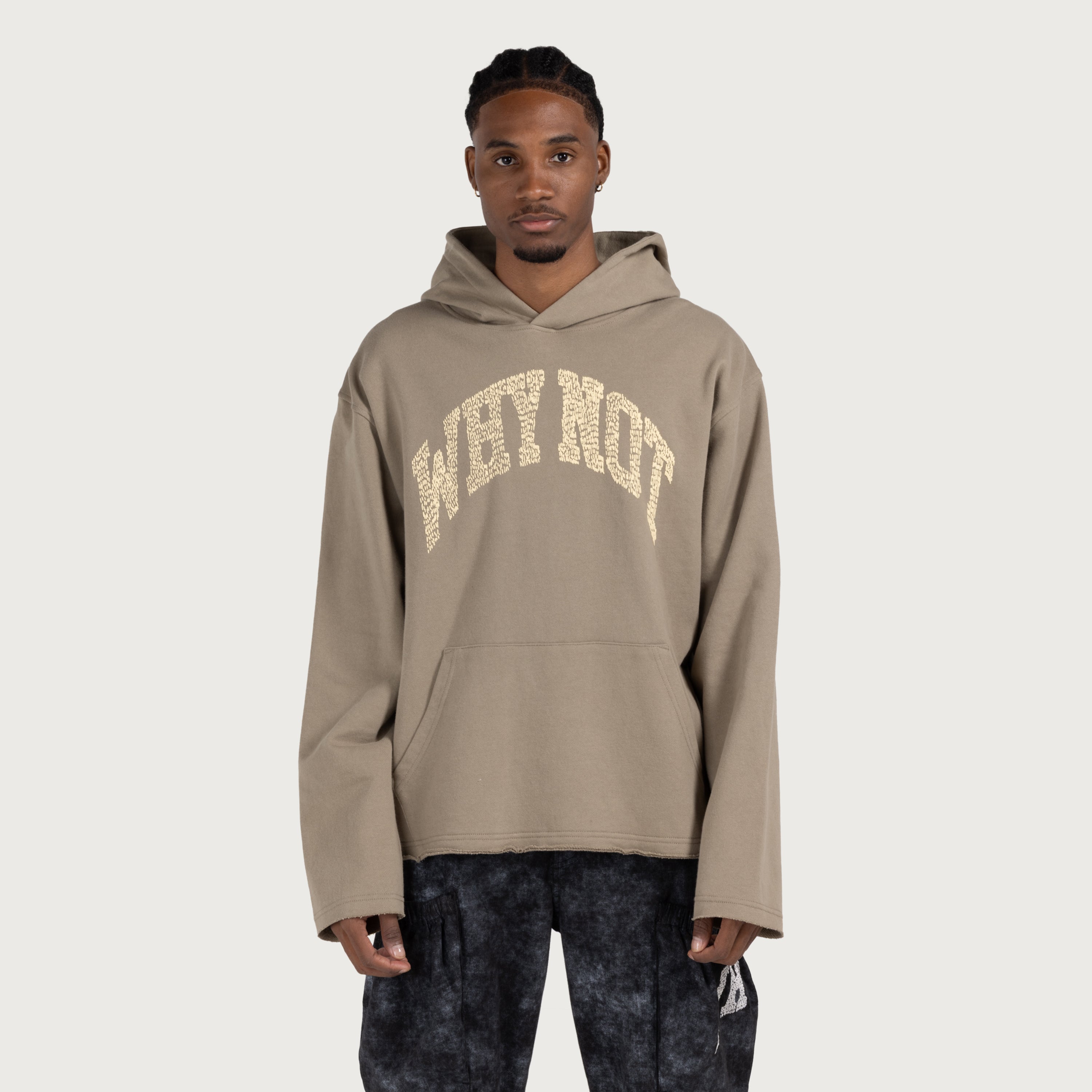 Why Not Hoodie - Taupe