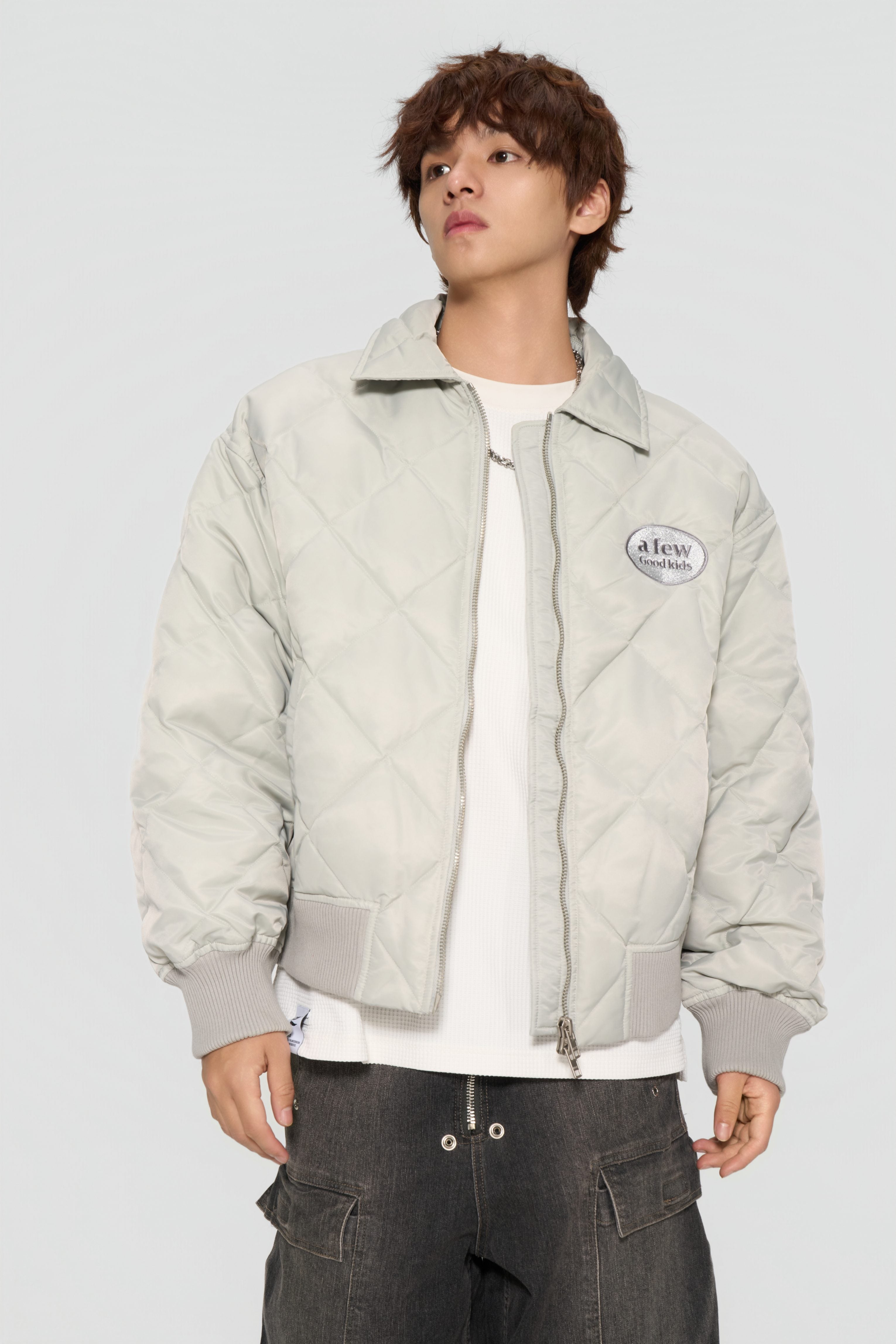 The lottery GT "Diamond-quilted down jacket"