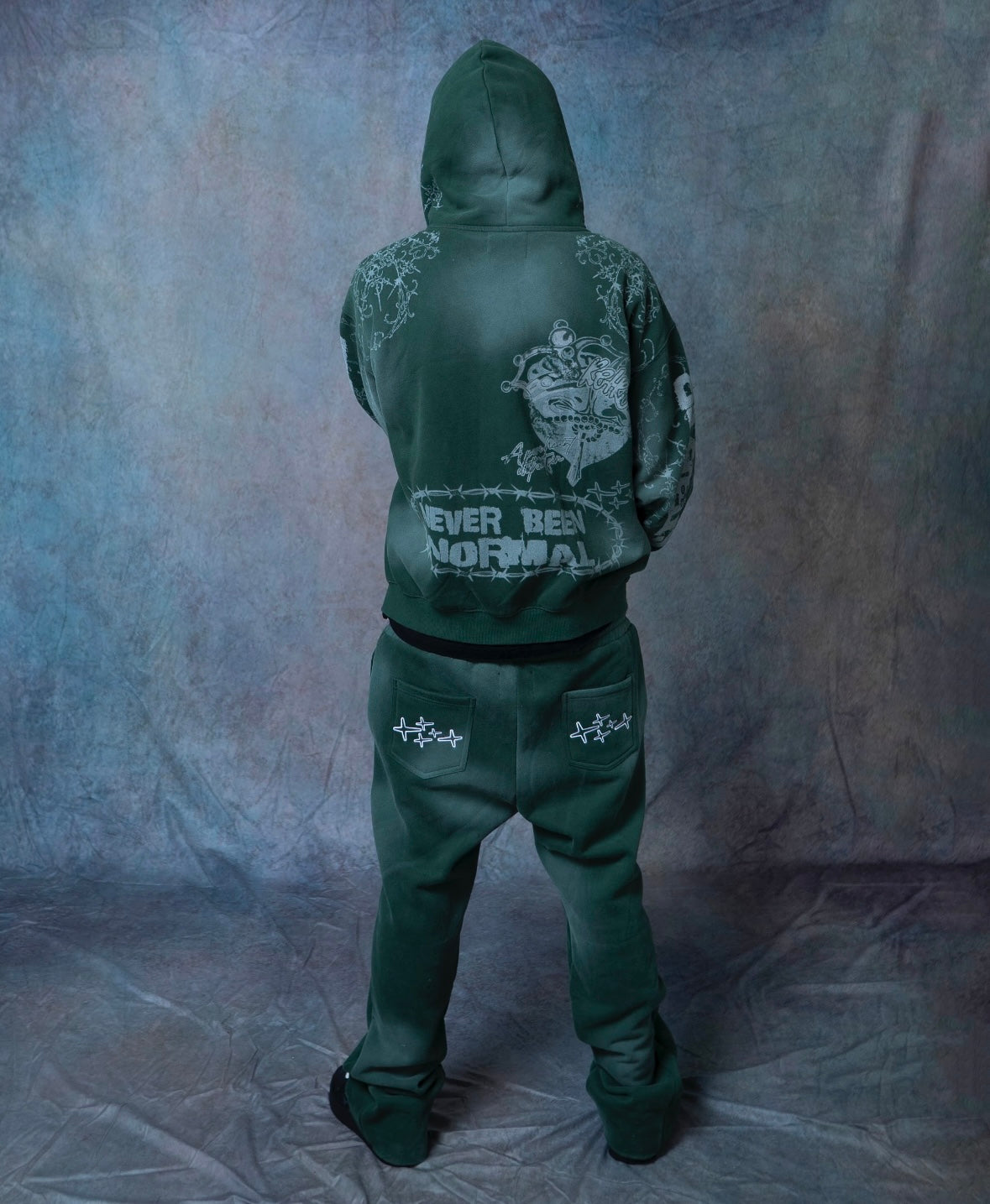 DESTROYER MATCHING ZIP-UP GREEN