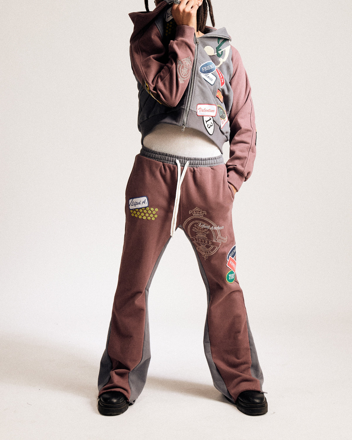 "Rawls" Zip Hoodie (Purple)