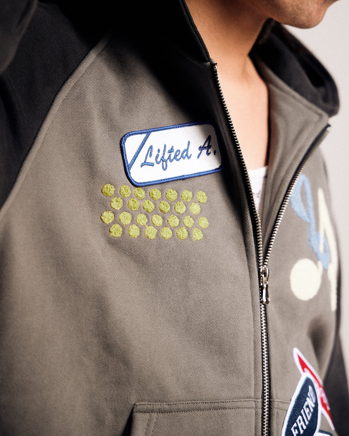 "Rawls" Zip Hoodie (Shadow)