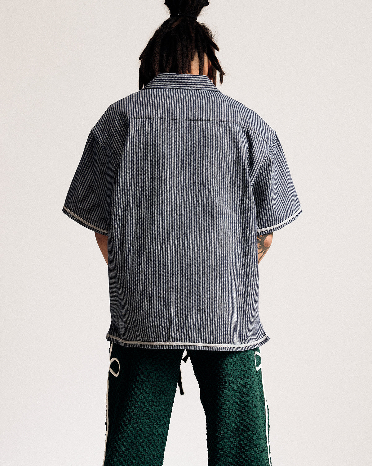 "Sparks" Mechanic Zip Up (Sky Blue)