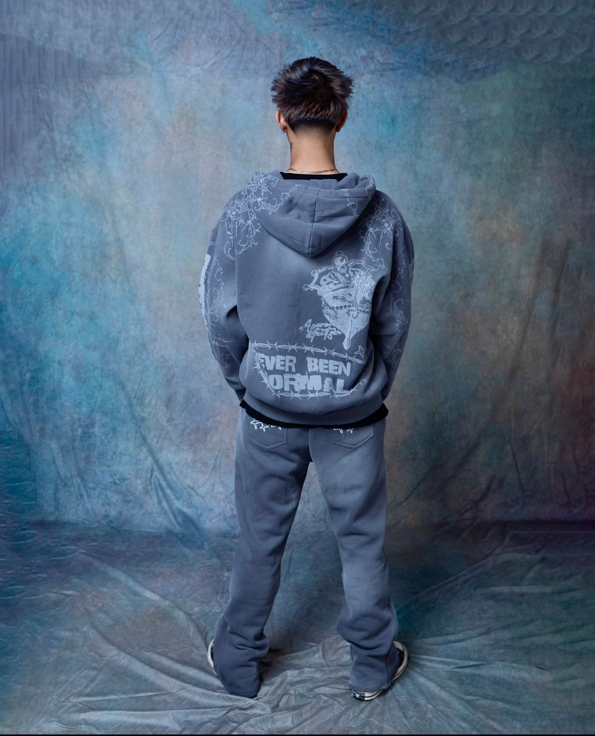 DESTROYER MATCHING ZIP-UP GREY