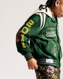 "Orwell" Letterman Jacket (Green)
