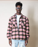 EPTM Side Slit Flannel - Pink