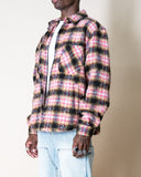 EPTM Side Slit Flannel - Pink
