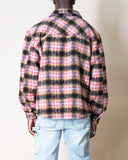 EPTM Side Slit Flannel - Pink