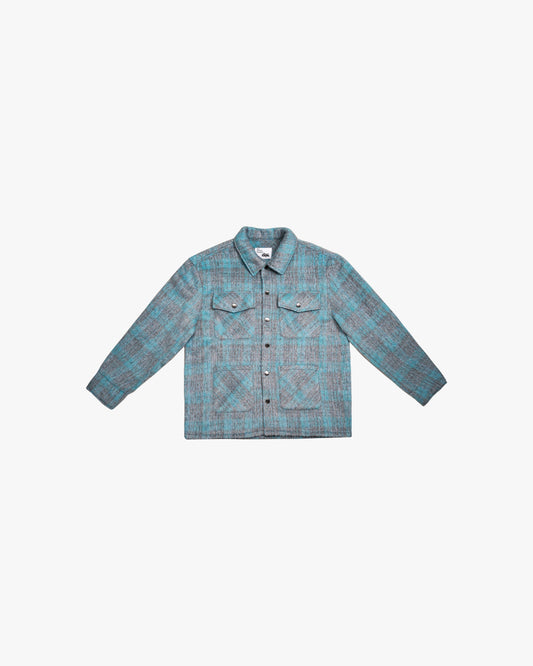 EPTM Mohair Chore Coat - Turquoise