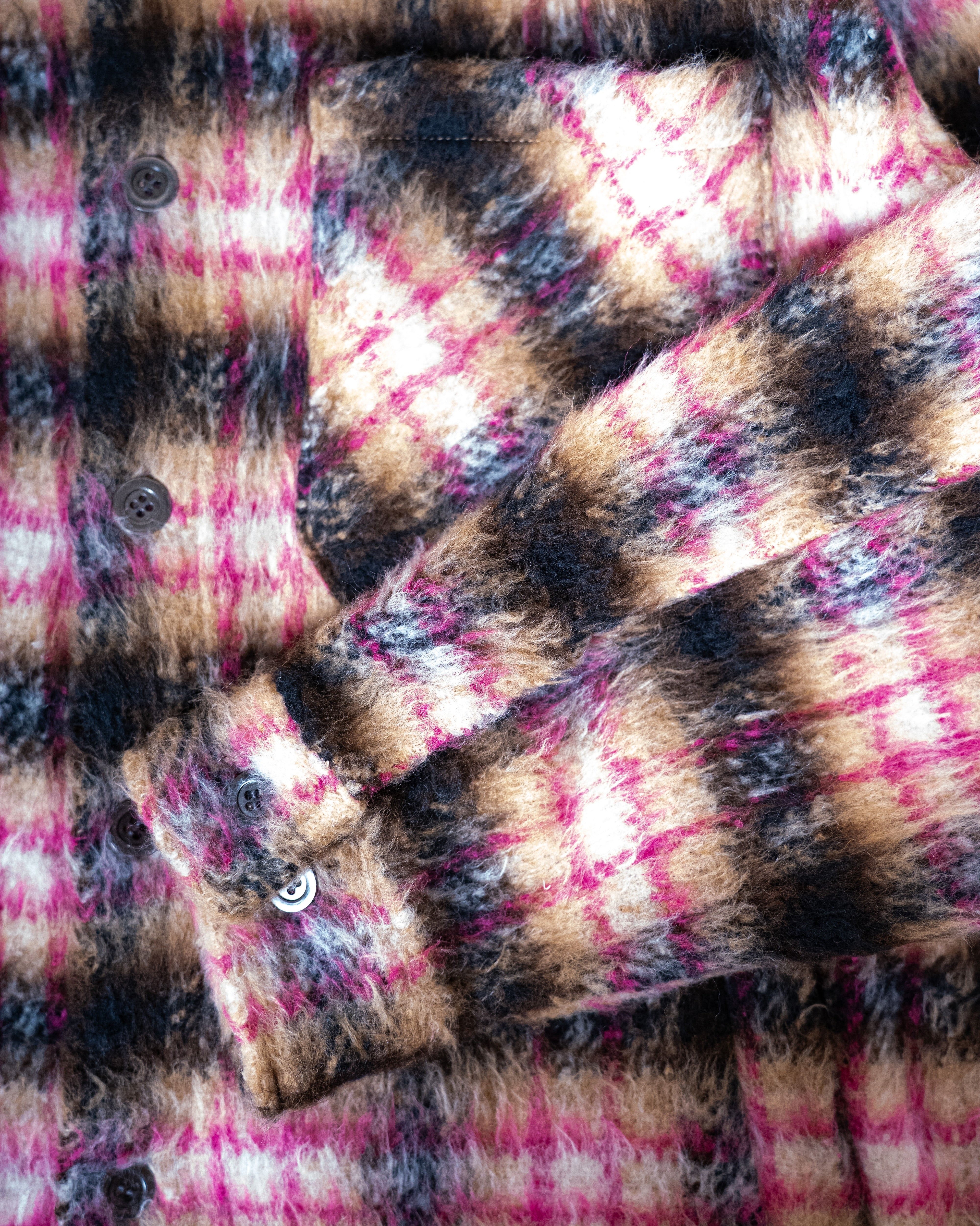 EPTM Side Slit Flannel - Pink