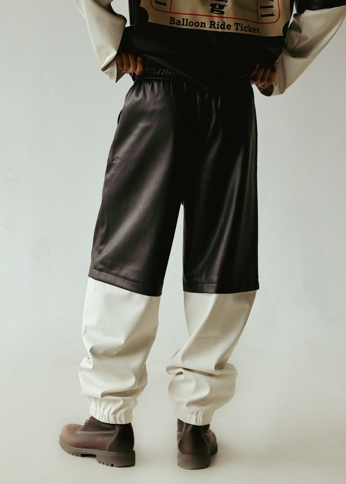 DOUBLE LAYER PANTS | BLACK+WHITE