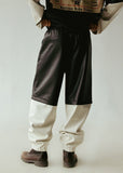 DOUBLE LAYER PANTS | BLACK+WHITE