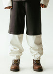 DOUBLE LAYER PANTS | BLACK+WHITE
