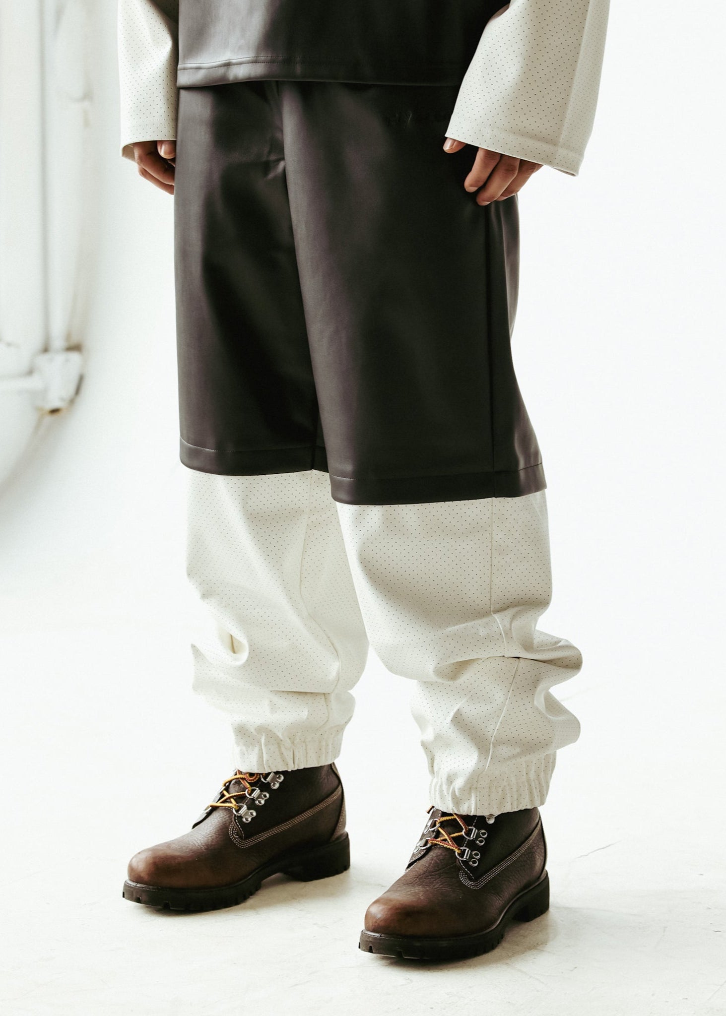 DOUBLE LAYER PANTS | BLACK+WHITE