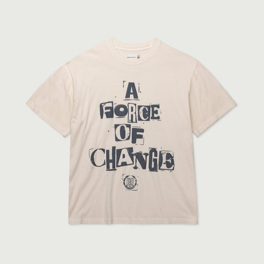 A Force Of Change T-Shirt - Bone