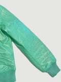 HOT AIR BALLON LEATHER JACKET | MINT GREEN