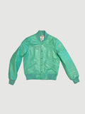 HOT AIR BALLON LEATHER JACKET | MINT GREEN