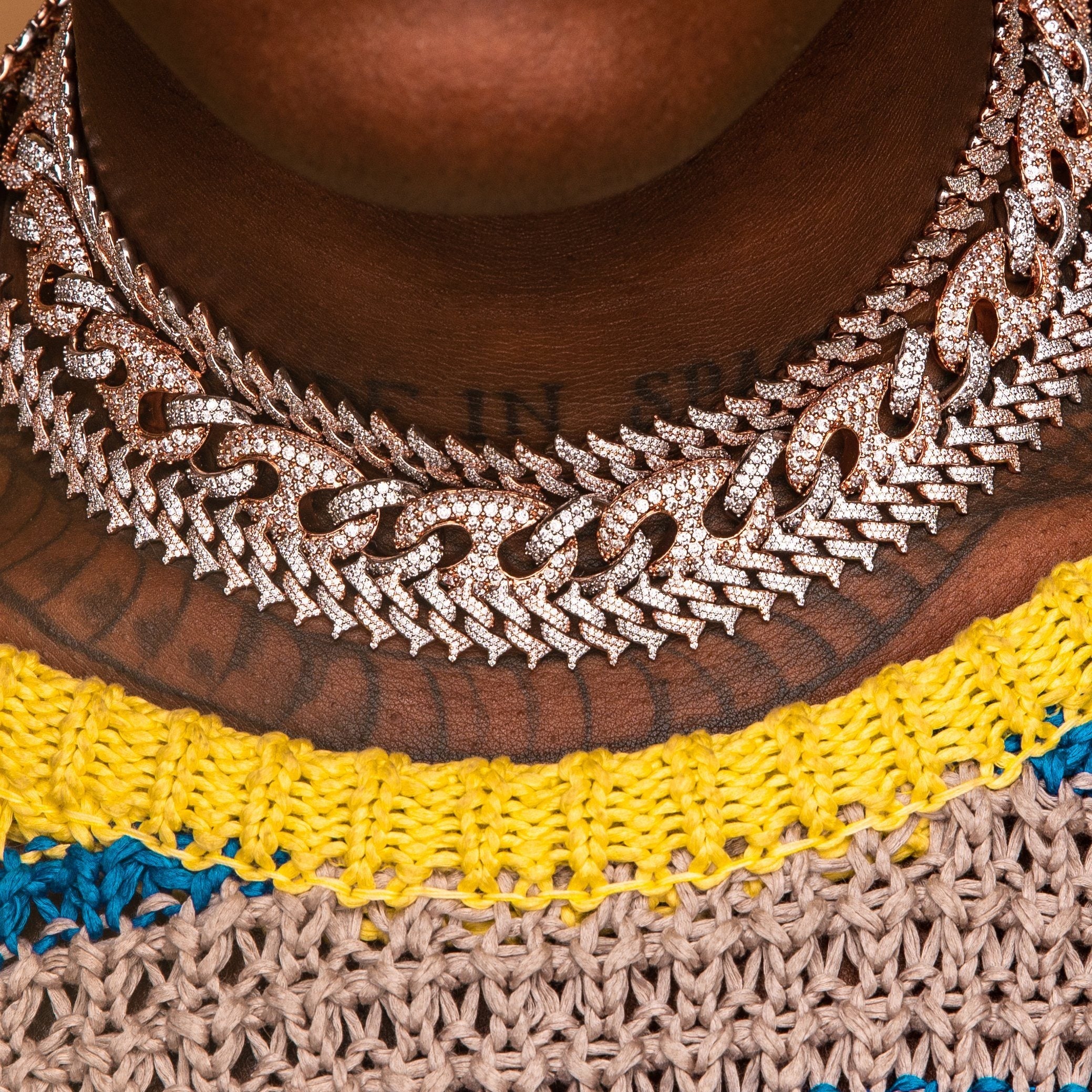 Diamond Puff Cuban Chain