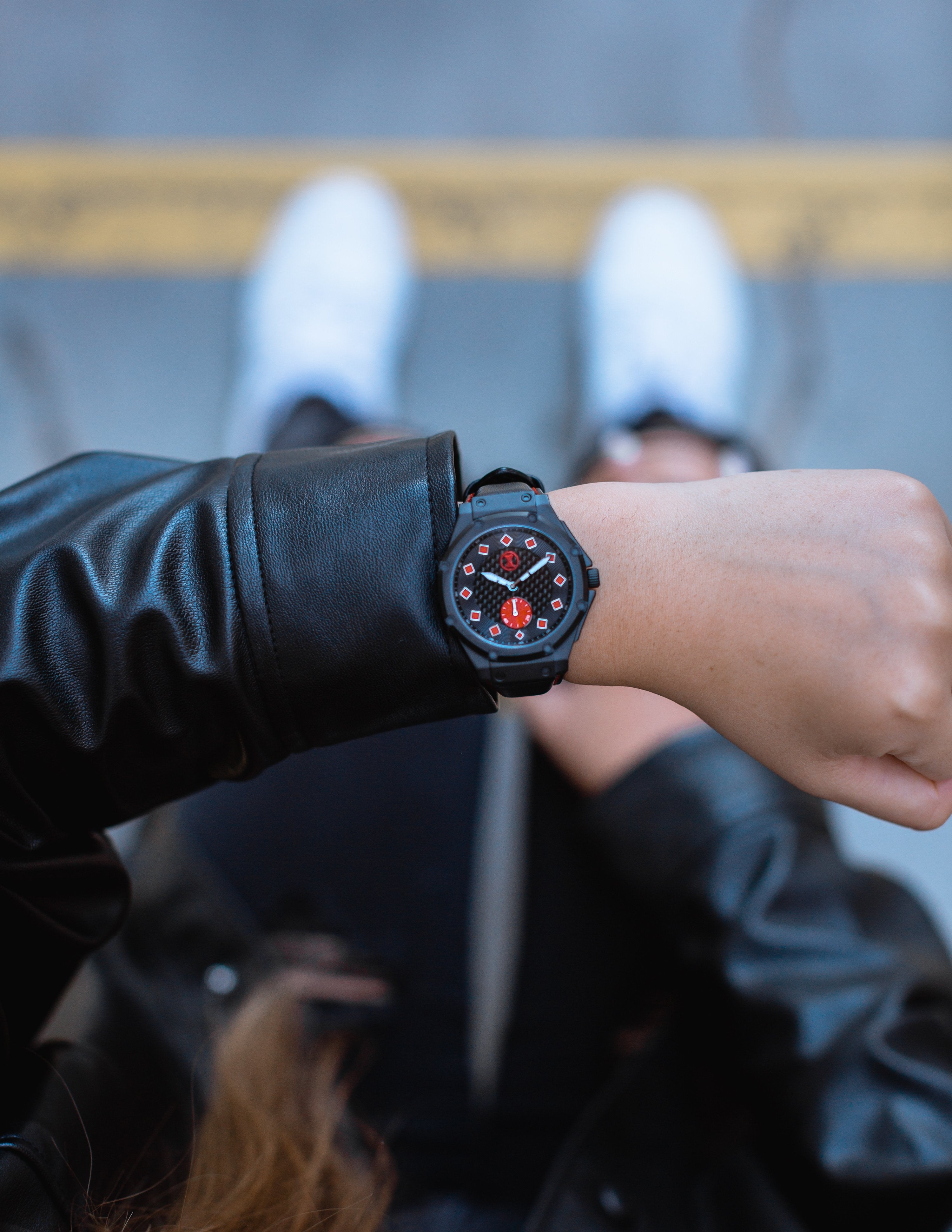 AU135MV-SS  BLACK WIDOW ULTRA SLIM STEEL BAND