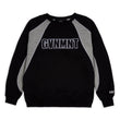 Origins Varsity VNeck  - Black / Heather Grey