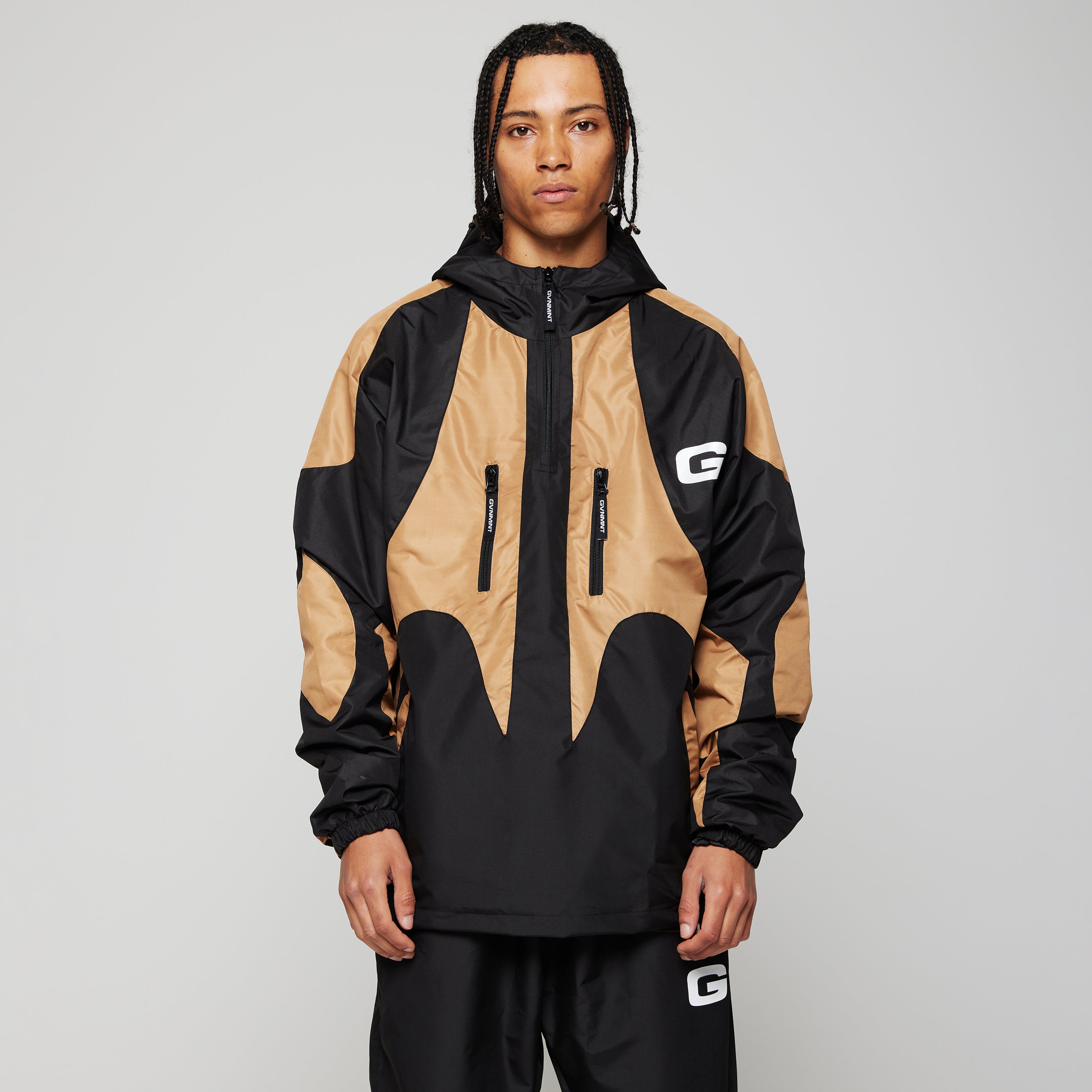 Forum  Hooded Jacket  - Black / Bronze