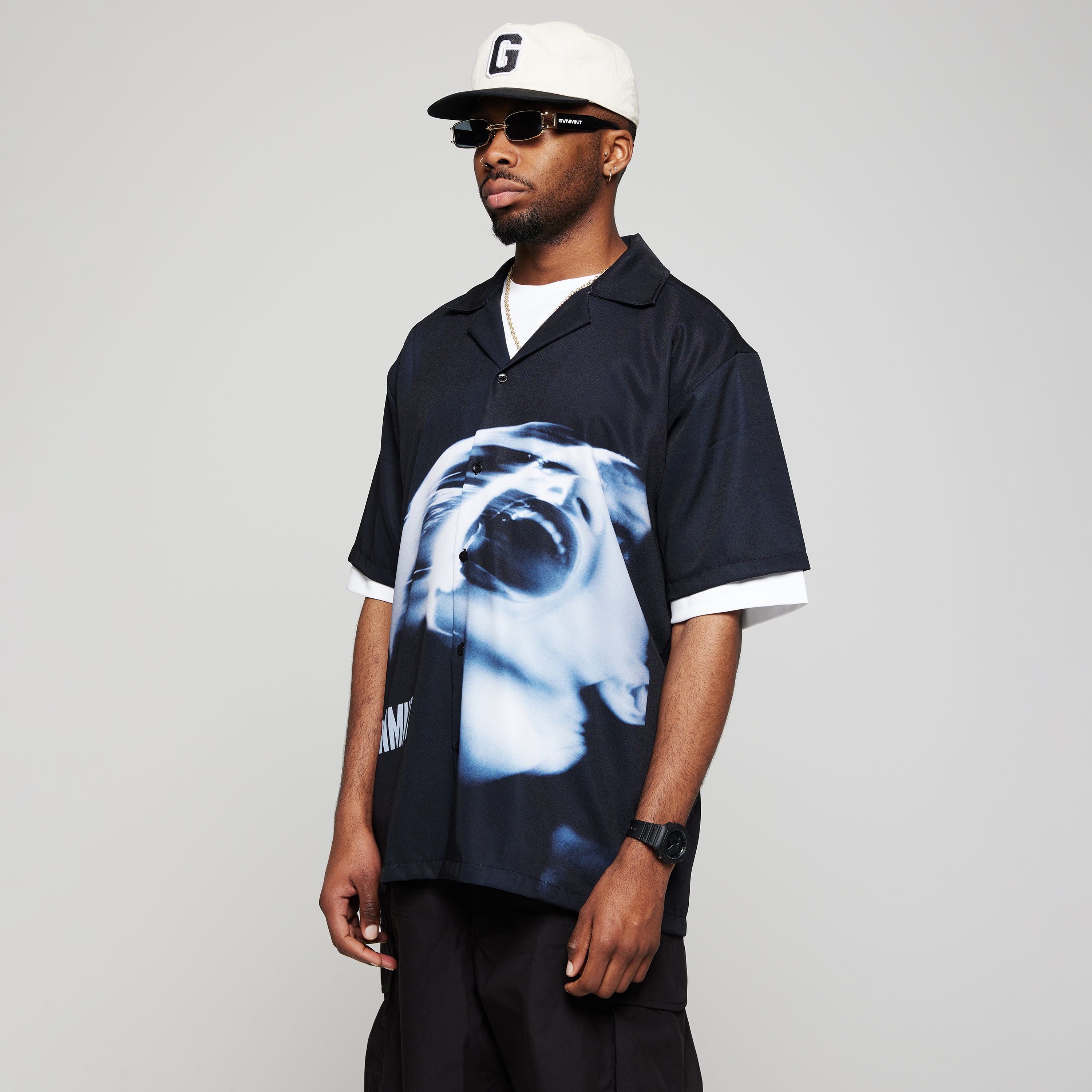 Screamism Buttondown Shirt - Black
