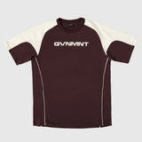 Racer Tee - Brown / Cream