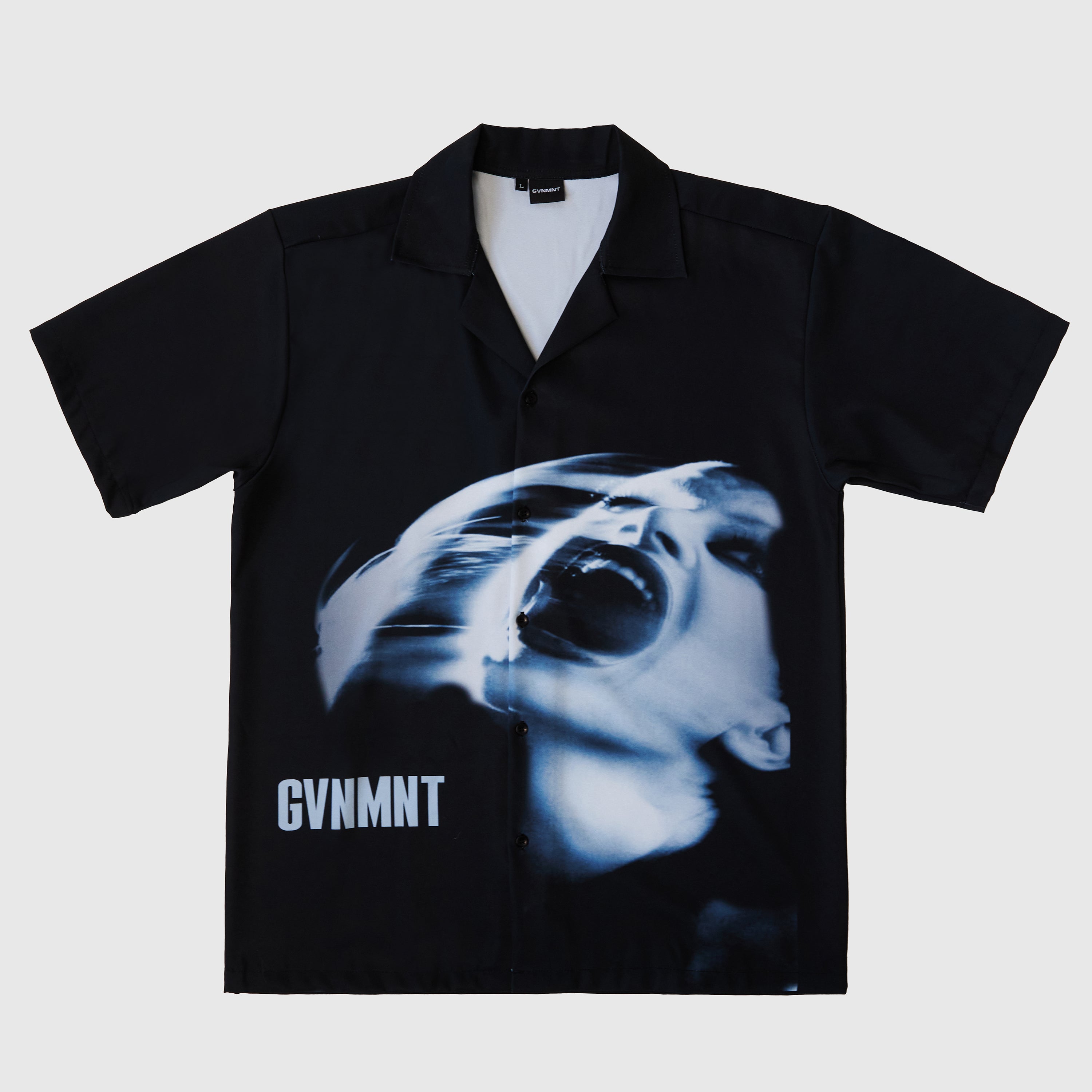 Screamism Buttondown Shirt - Black