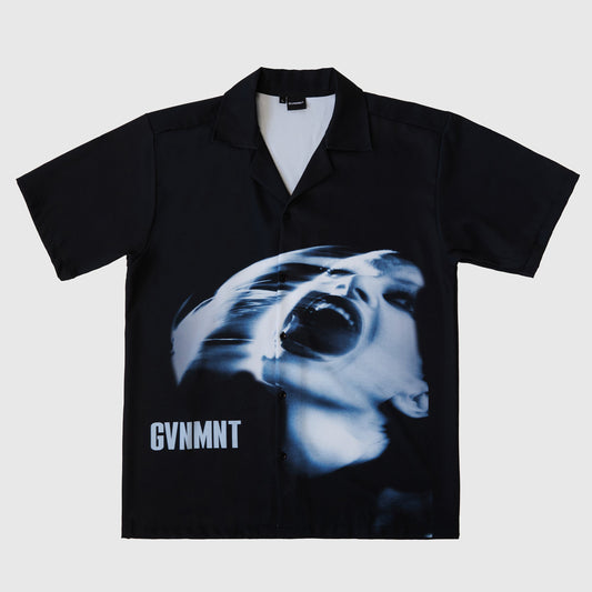 Screamism Buttondown Shirt - Black