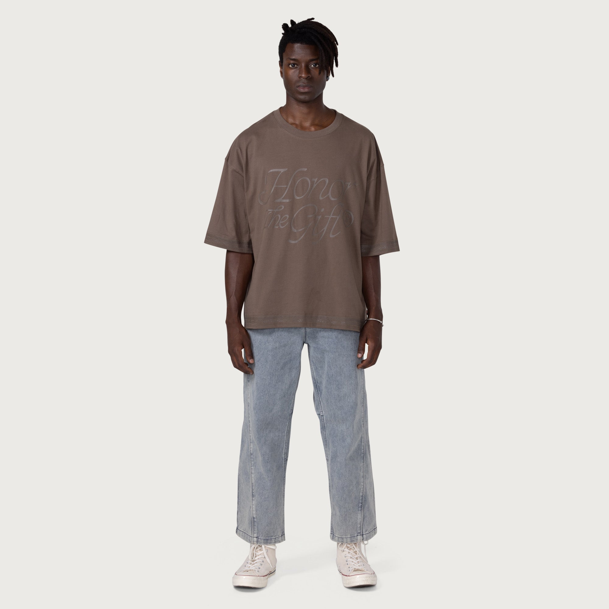 HTG® H Box T-Shirt - Grey