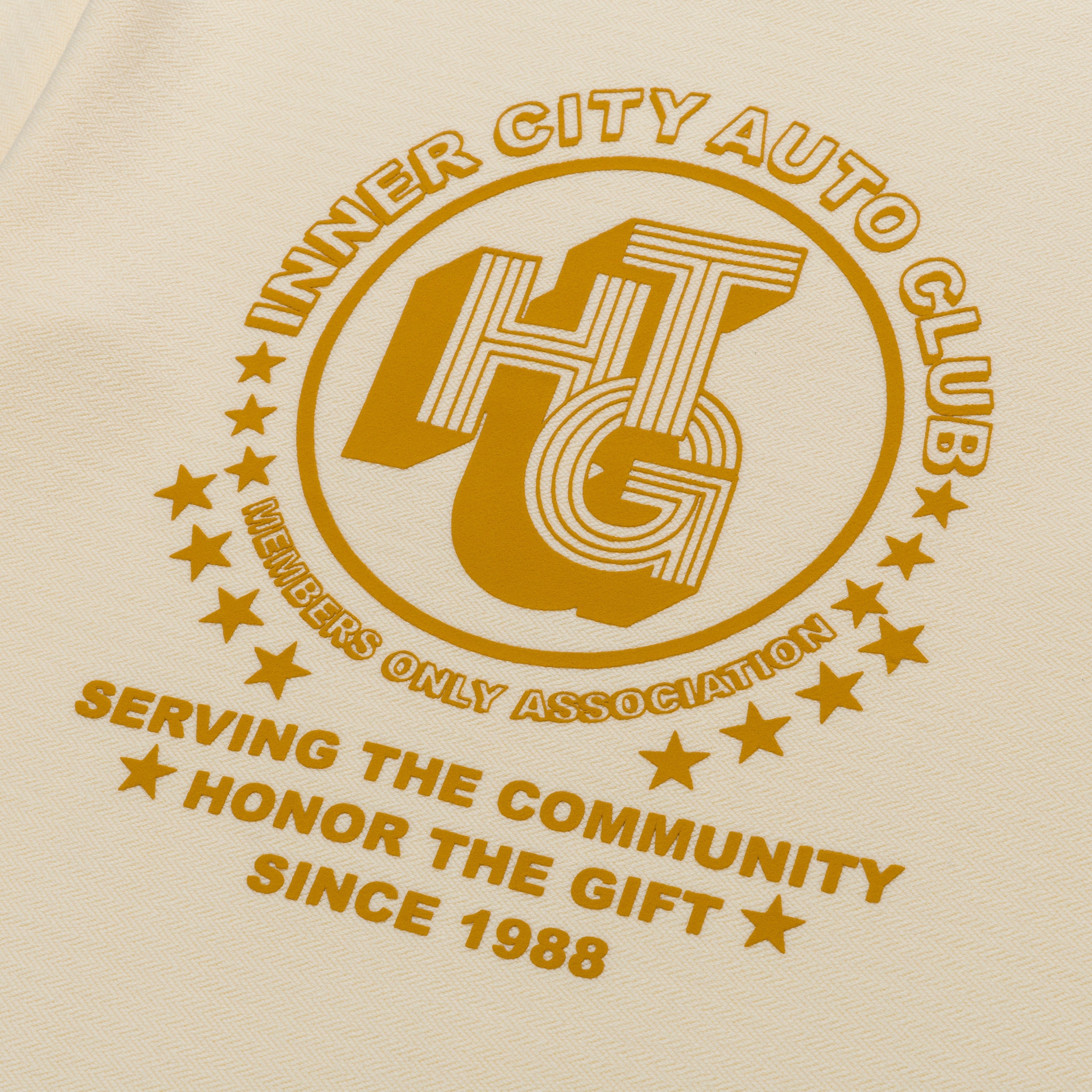 Association Herringbone Crew - White