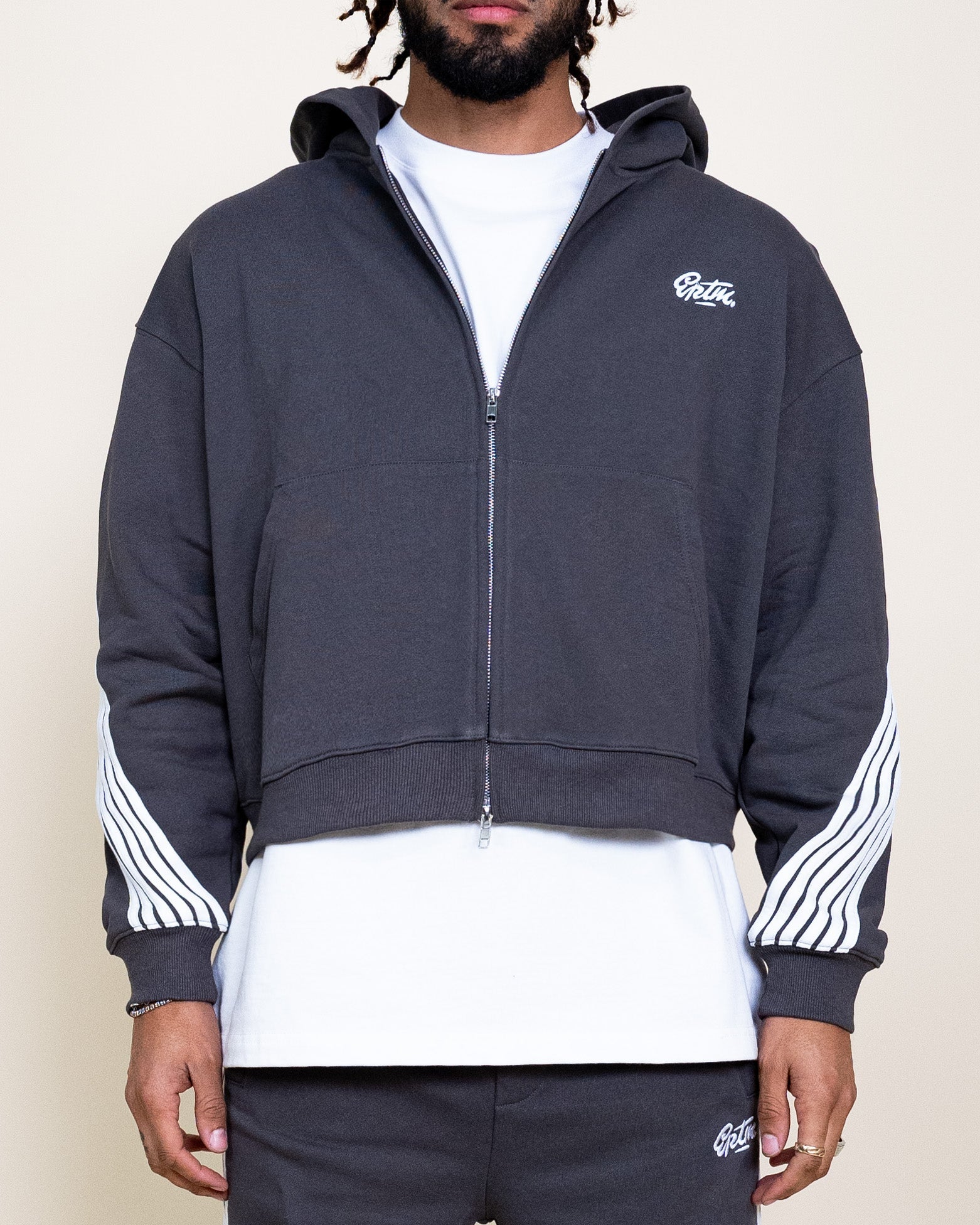 EPTM Highland Zip Up Hoodie - Charcoal