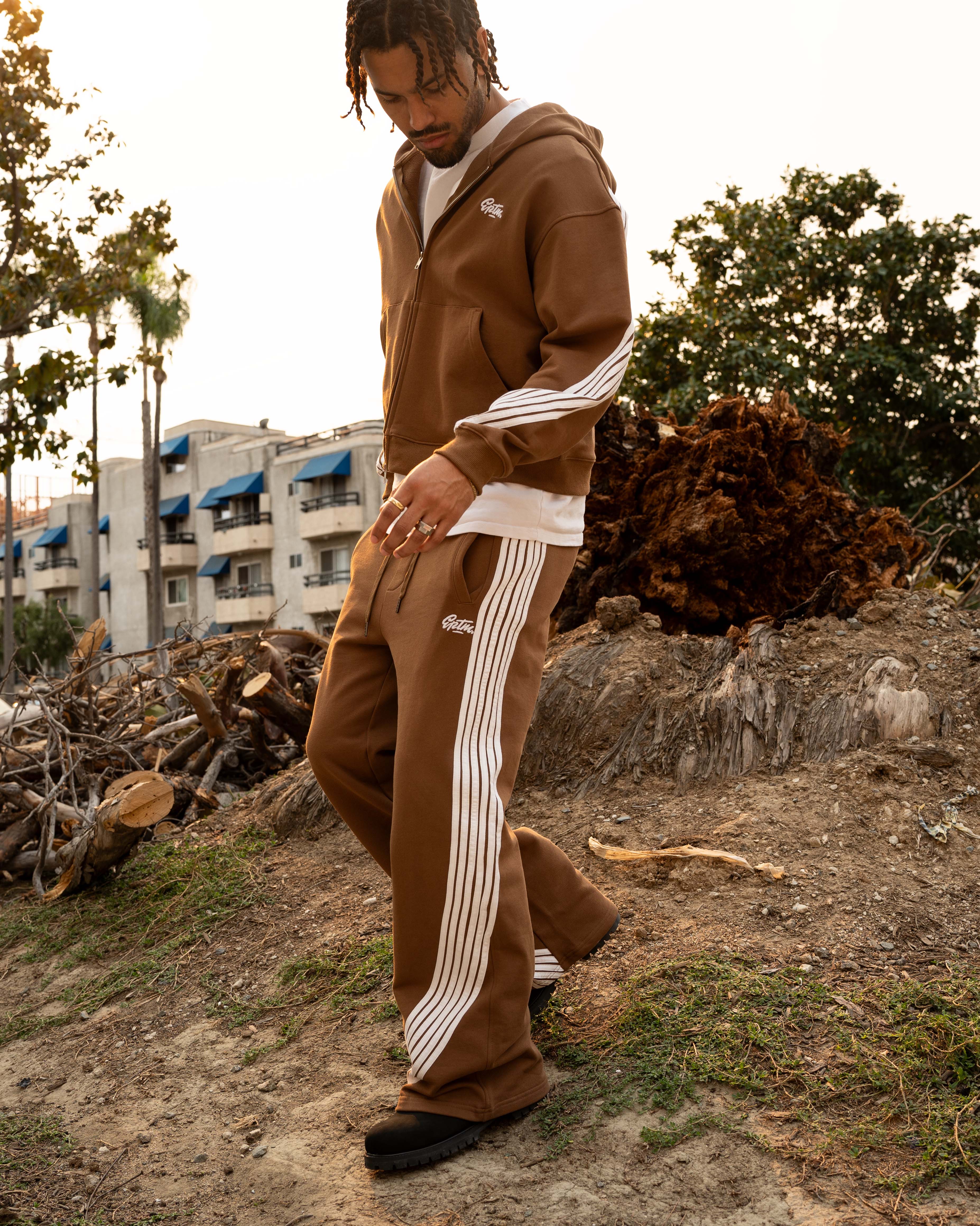 EPTM Highland Zip Up Hoodie - Mocha