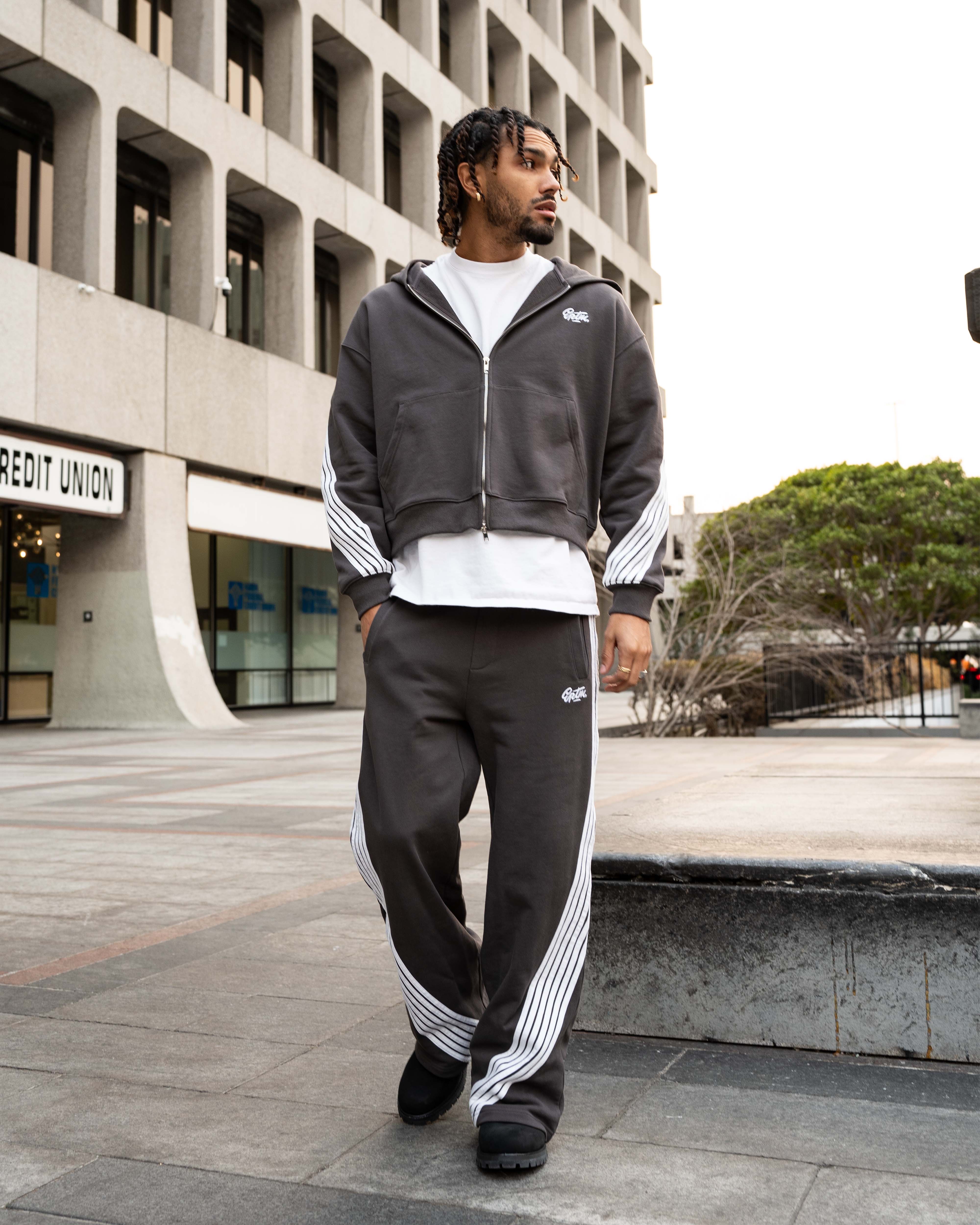 EPTM Highland Zip Up Hoodie - Charcoal