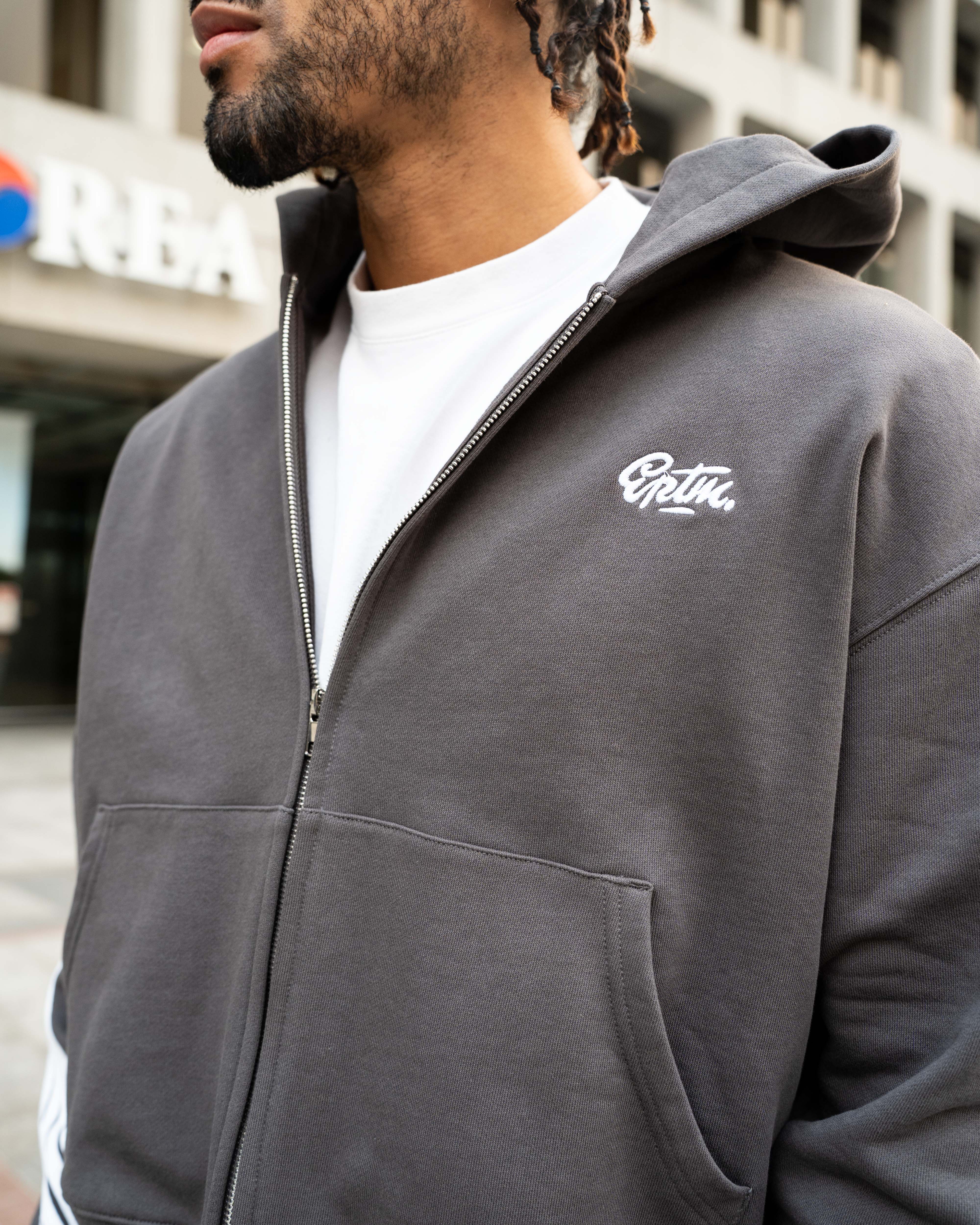 EPTM Highland Zip Up Hoodie - Charcoal