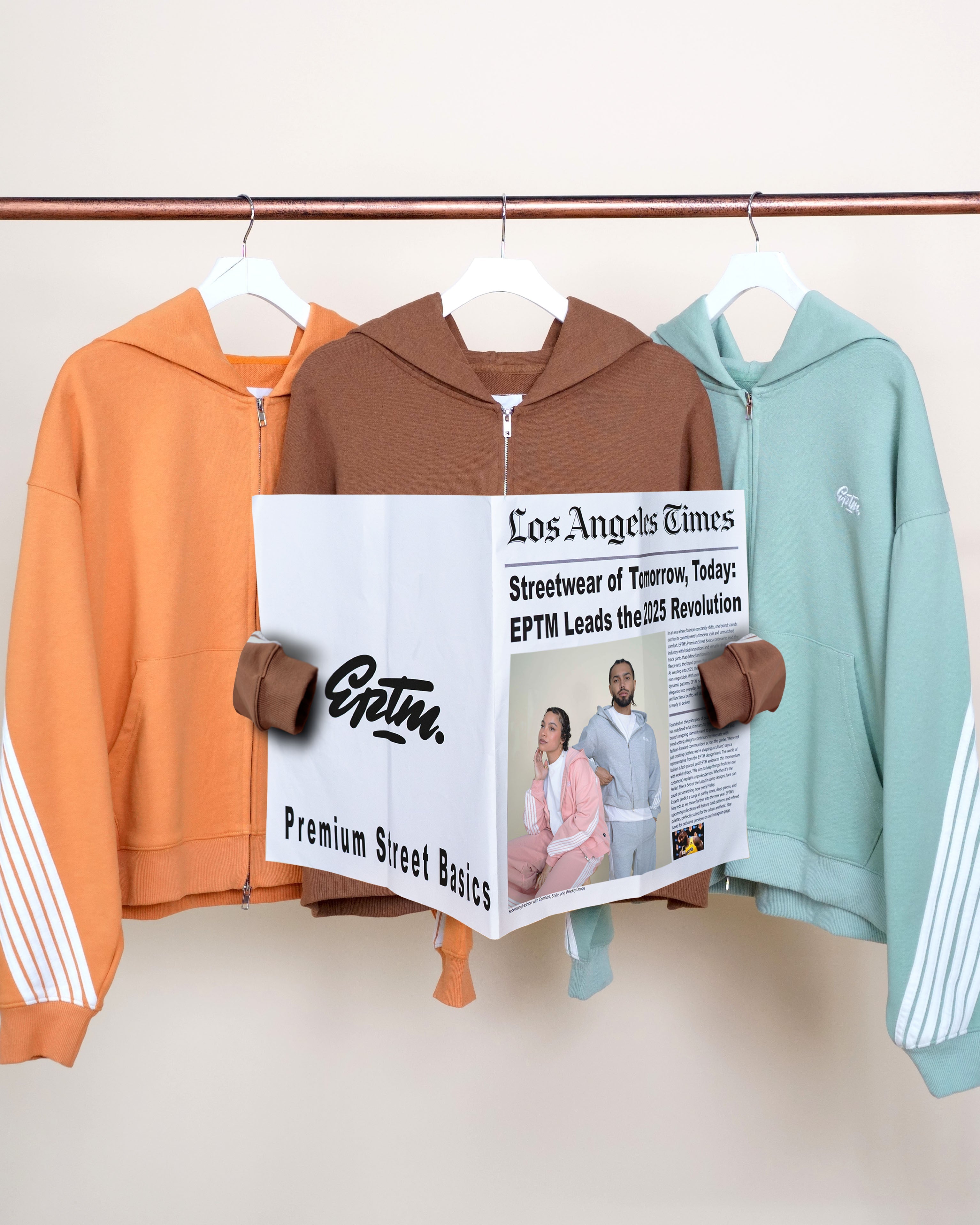 EPTM Highland Zip Up Hoodie - Mocha