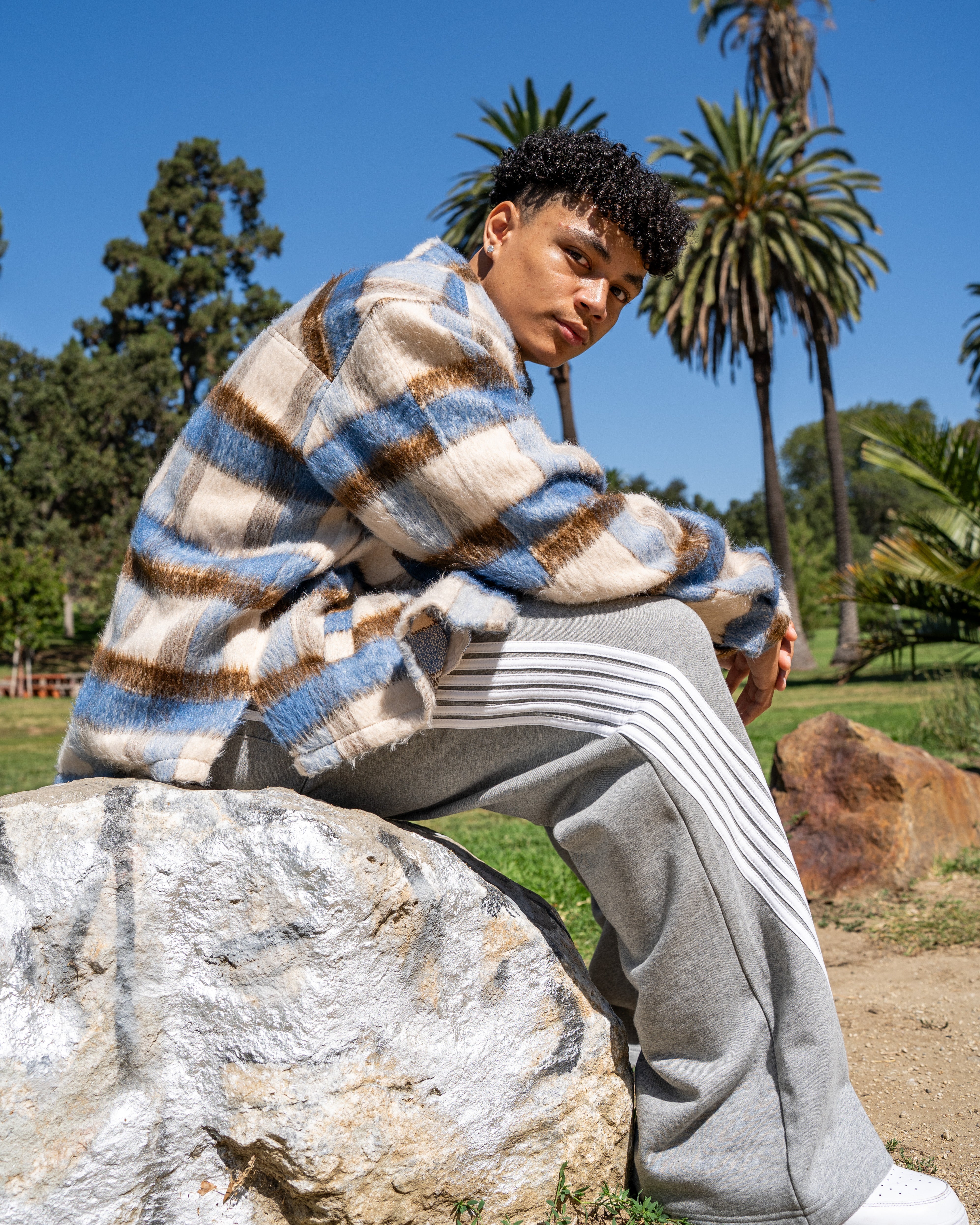 EPTM HIGHLAND PANTS - HEATHER GREY
