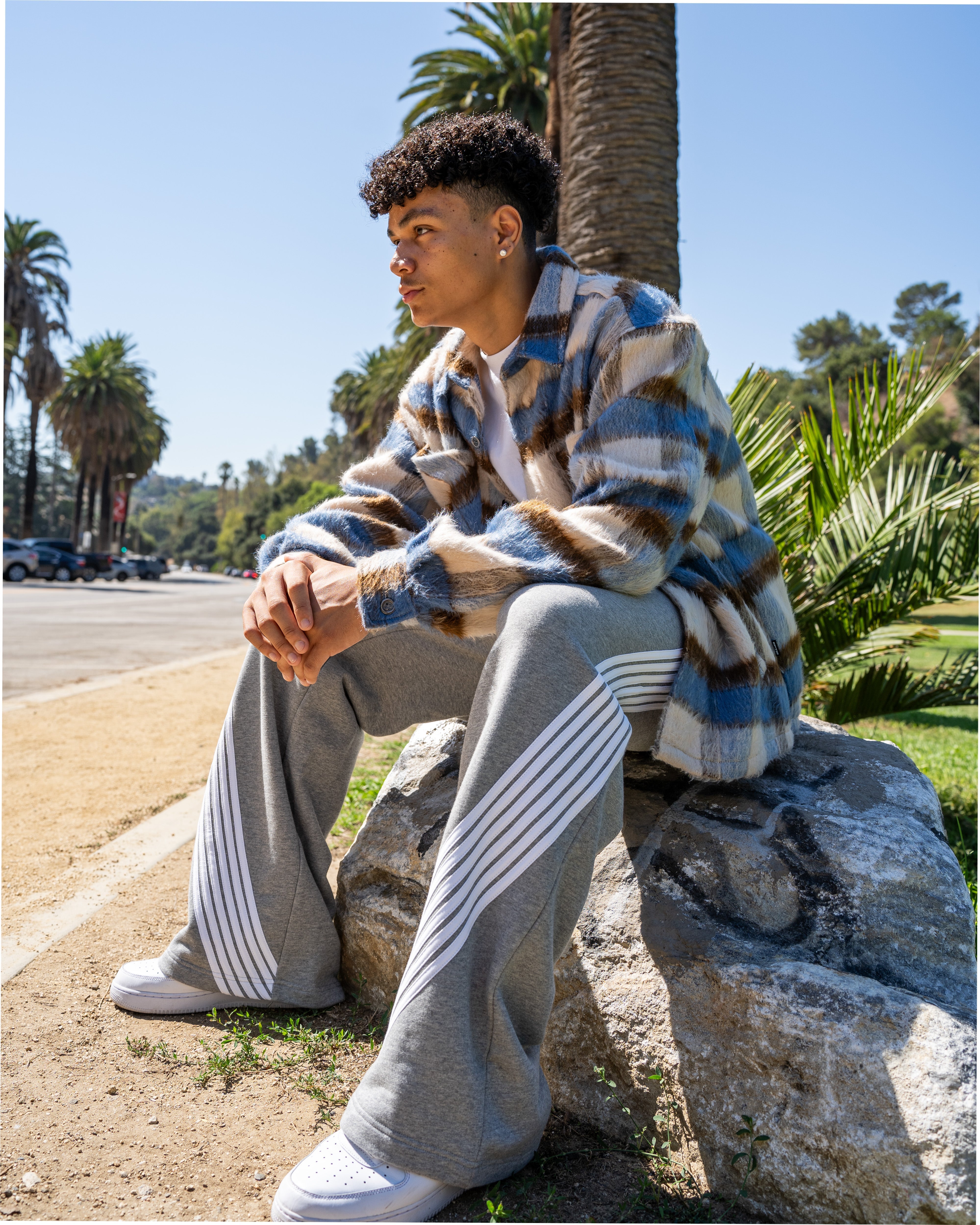 EPTM HIGHLAND PANTS - HEATHER GREY