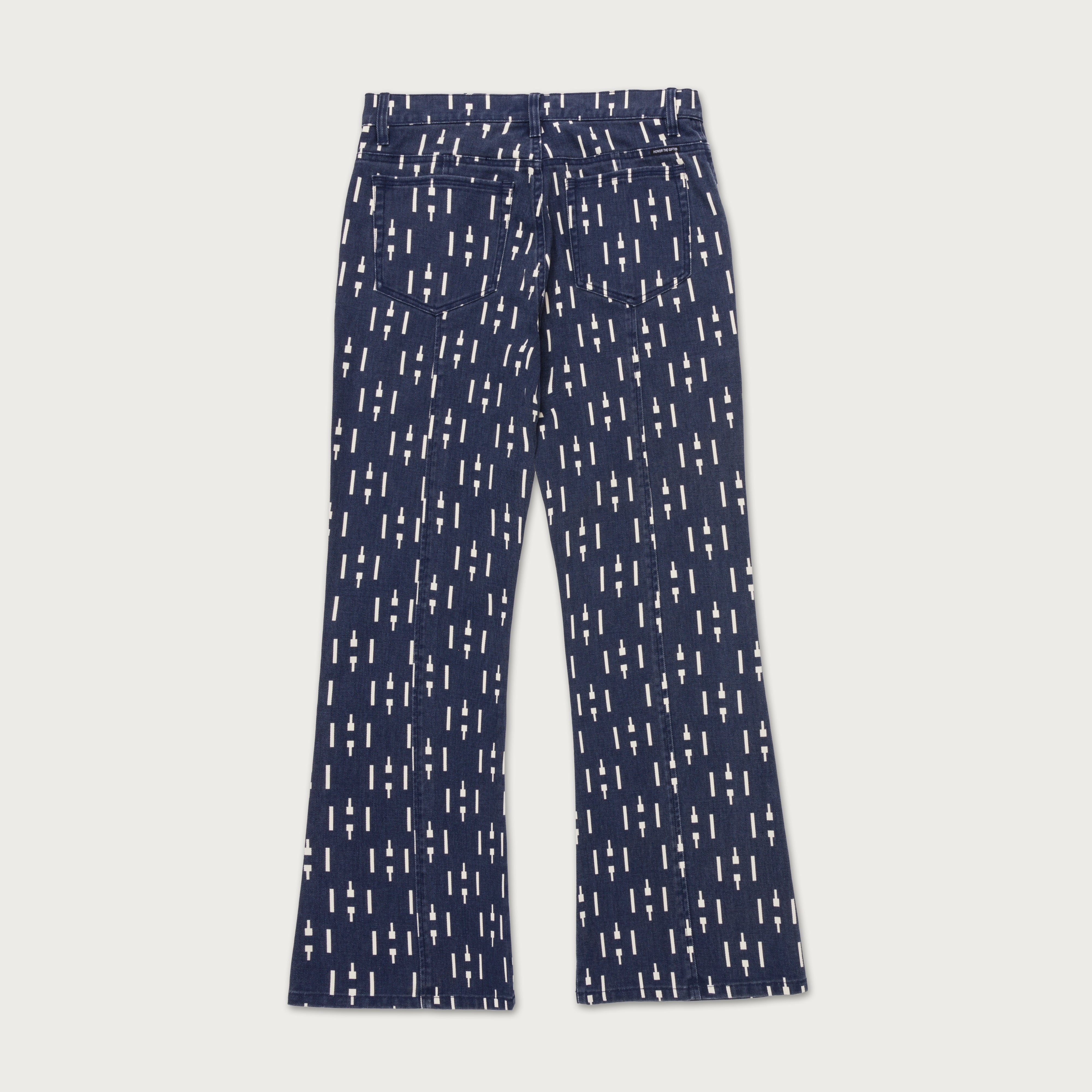 Denim Riding Flare Pant - Navy