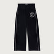 Piping Track Pant - Black